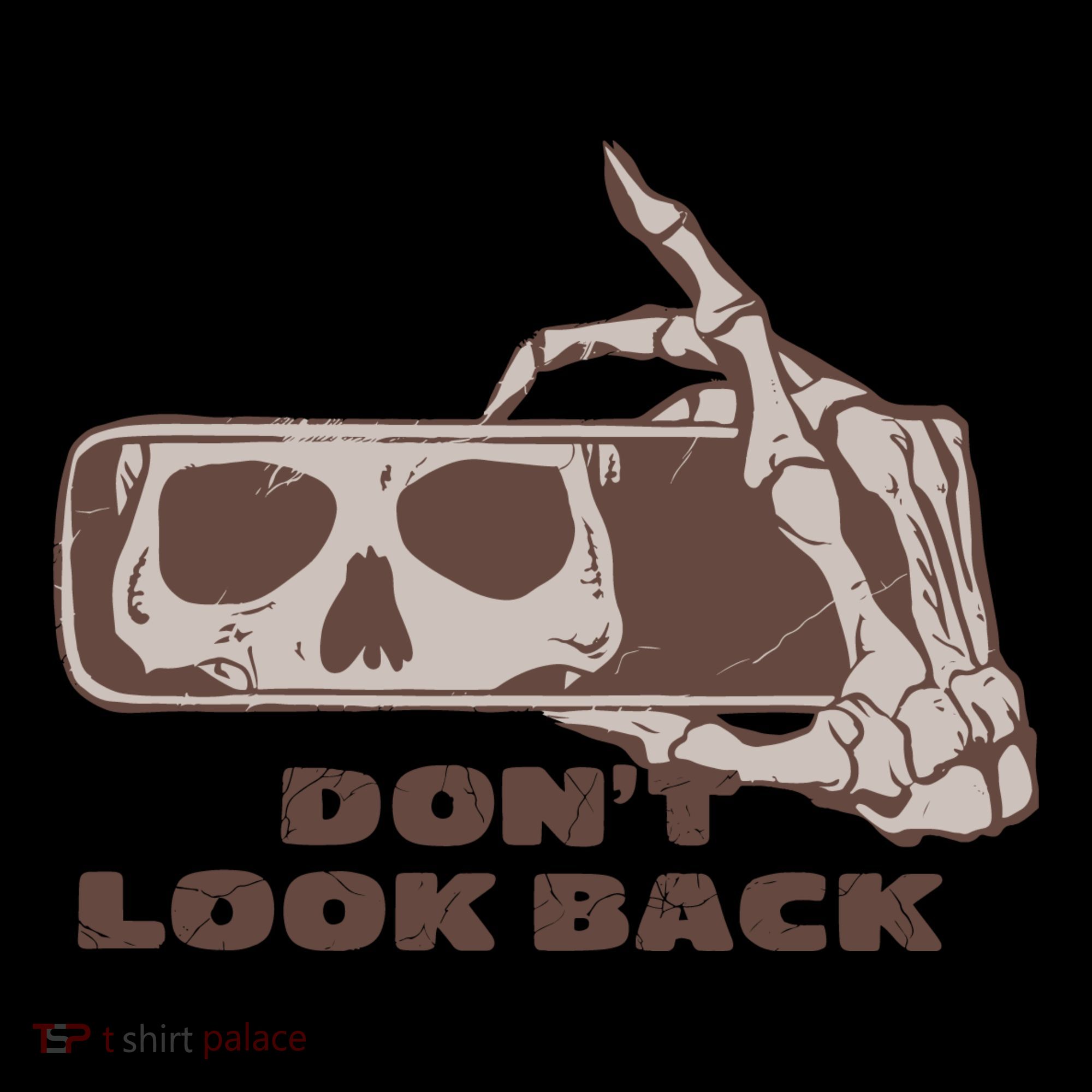 DonT Look Back Skeleton Car Mirror Transparent Tote Bag