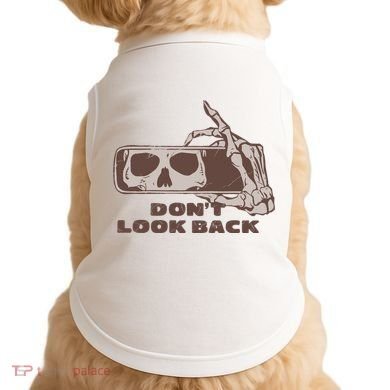 DonT Look Back Skeleton Car Mirror Transparent Doggie Tank