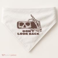 DonT Look Back Skeleton Car Mirror Transparent USA-Made Doggie Bandana thumb 0