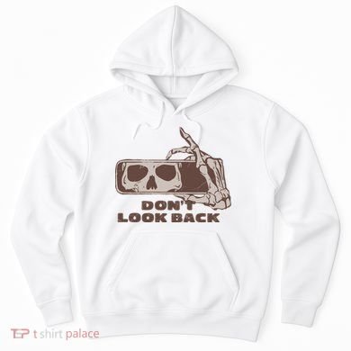 DonT Look Back Skeleton Car Mirror Transparent Hoodie