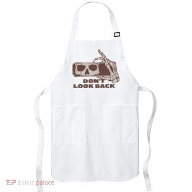 DonT Look Back Skeleton Car Mirror Transparent Apron