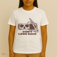 DonT Look Back Skeleton Car Mirror Transparent T-Shirt thumb 4
