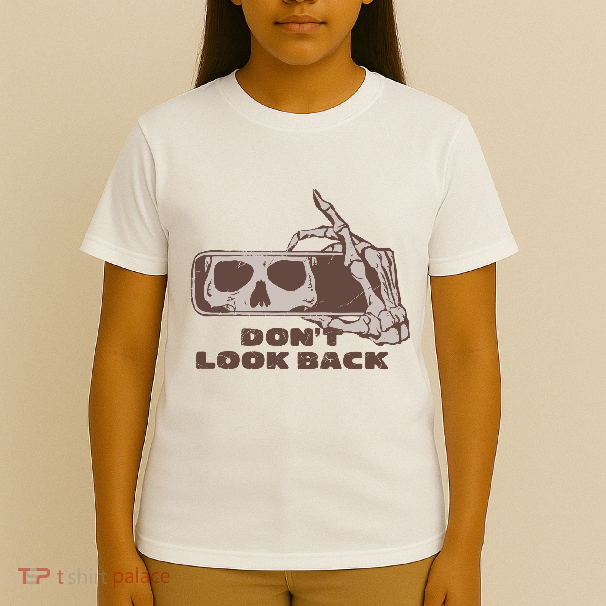 DonT Look Back Skeleton Car Mirror Transparent T-Shirt