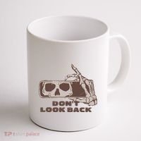 DonT Look Back Skeleton Car Mirror Transparent Coffee Mug thumb 1