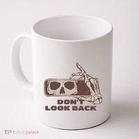 DonT Look Back Skeleton Car Mirror Transparent Coffee Mug thumb 0