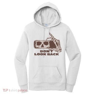 DonT Look Back Skeleton Car Mirror Transparent Women's Hoodie