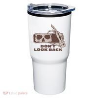 DonT Look Back Skeleton Car Mirror Transparent Tumbler thumb 0