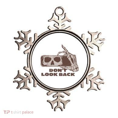 DonT Look Back Skeleton Car Mirror Transparent Ornament