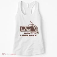 DonT Look Back Skeleton Car Mirror Transparent Women's Tank Top thumb 0