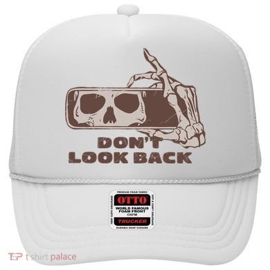 DonT Look Back Skeleton Car Mirror Transparent Hat