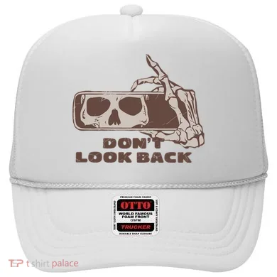 DonT Look Back Skeleton Car Mirror Transparent Hat