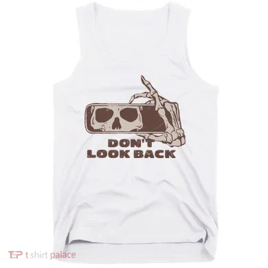 DonT Look Back Skeleton Car Mirror Transparent Tank Top