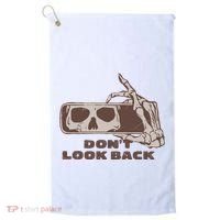 DonT Look Back Skeleton Car Mirror Transparent Golf Towel thumb 0