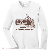 DonT Look Back Skeleton Car Mirror Transparent Women's Long Sleeve Shirt thumb 0