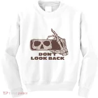 DonT Look Back Skeleton Car Mirror Transparent Kids Sweatshirt thumb 0