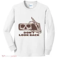DonT Look Back Skeleton Car Mirror Transparent Kids Long Sleeve Shirt thumb 0