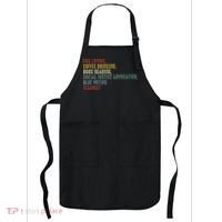 Dog Loving Coffee Drinking Book Reading Social Justice Apron thumb 0