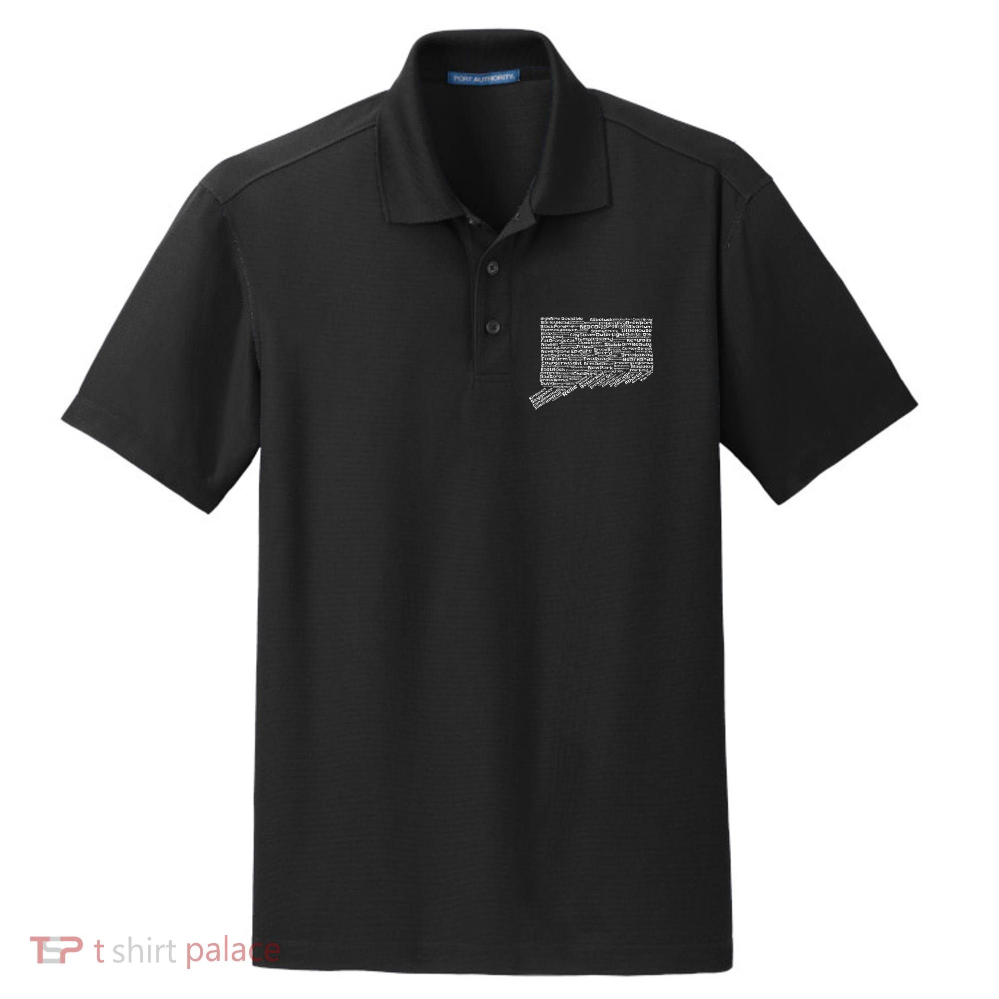 Drink Local Connecticut Breweries Dry Zone Grid Polo