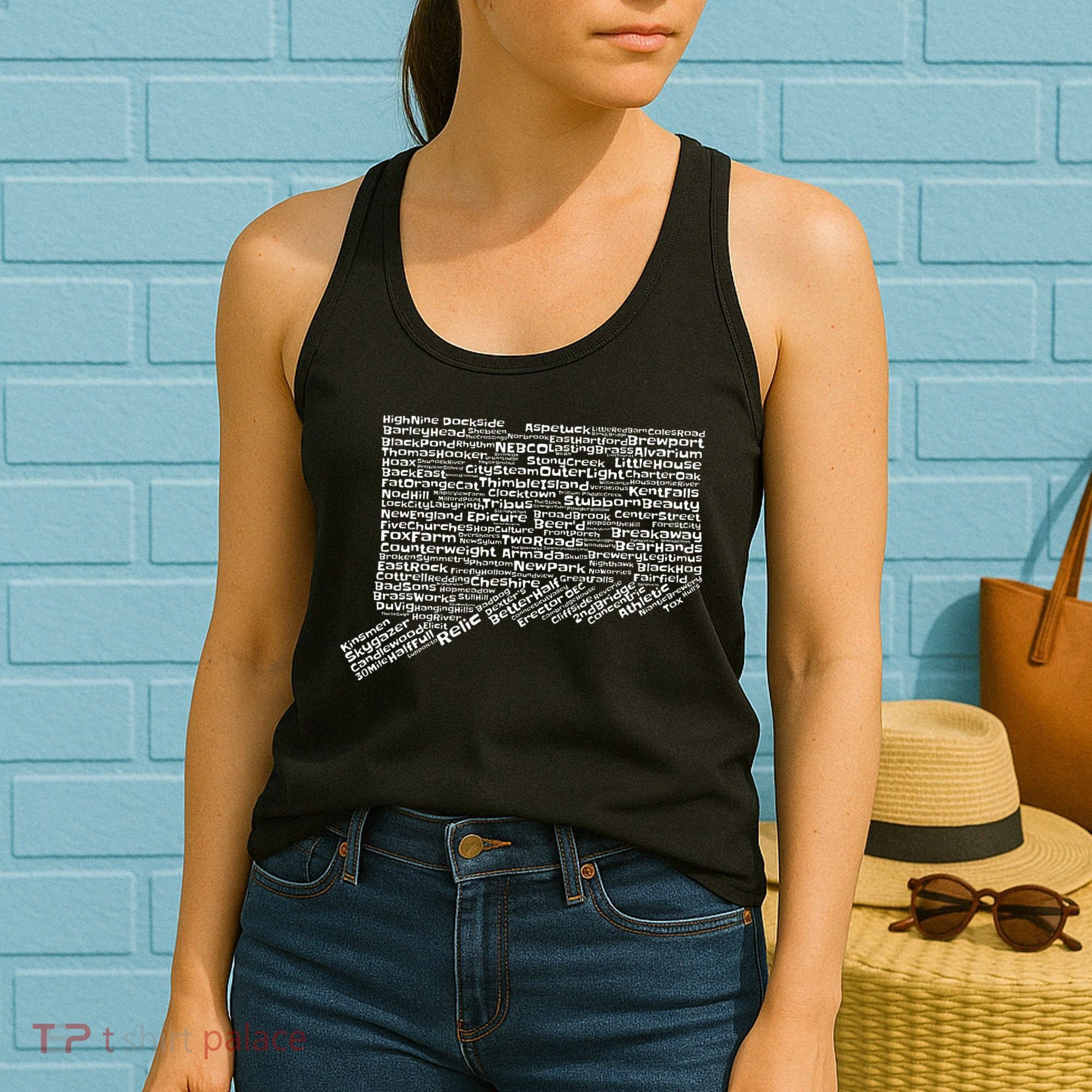 Drink Local Connecticut Breweries Women's Tank Top