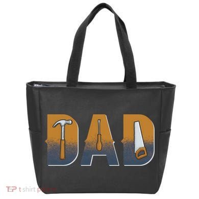 Dad Life Construction Fathers Day Builder Tote Bag