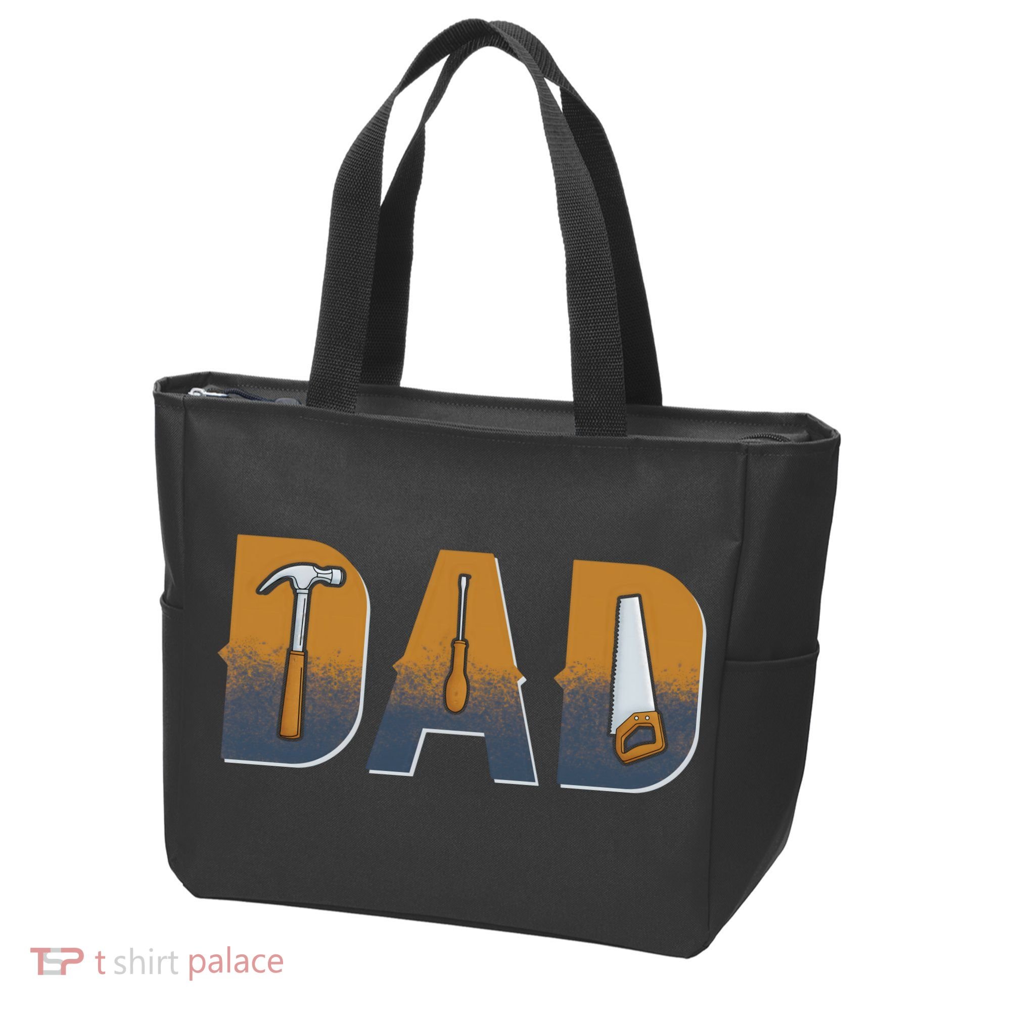 Dad Life Construction Fathers Day Builder Tote Bag