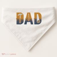 Dad Life Construction Fathers Day Builder USA-Made Doggie Bandana thumb 0