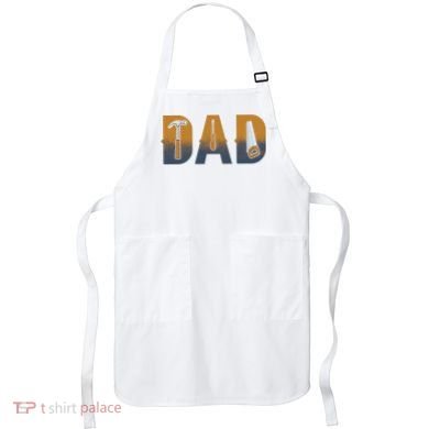 Dad Life Construction Fathers Day Builder Apron