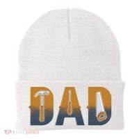Dad Life Construction Fathers Day Builder Beanie thumb 0