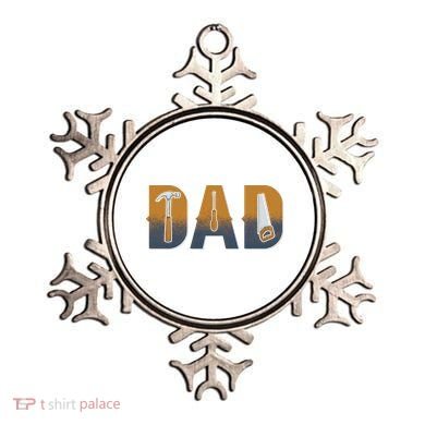 Dad Life Construction Fathers Day Builder Ornament