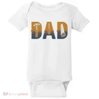 Dad Life Construction Fathers Day Builder Baby Bodysuit thumb 0