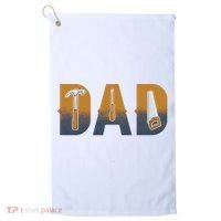 Dad Life Construction Fathers Day Builder Golf Towel thumb 0