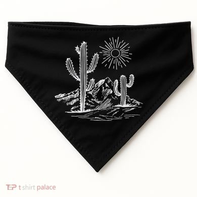 Desert Life Cactus USA-Made Doggie Bandana