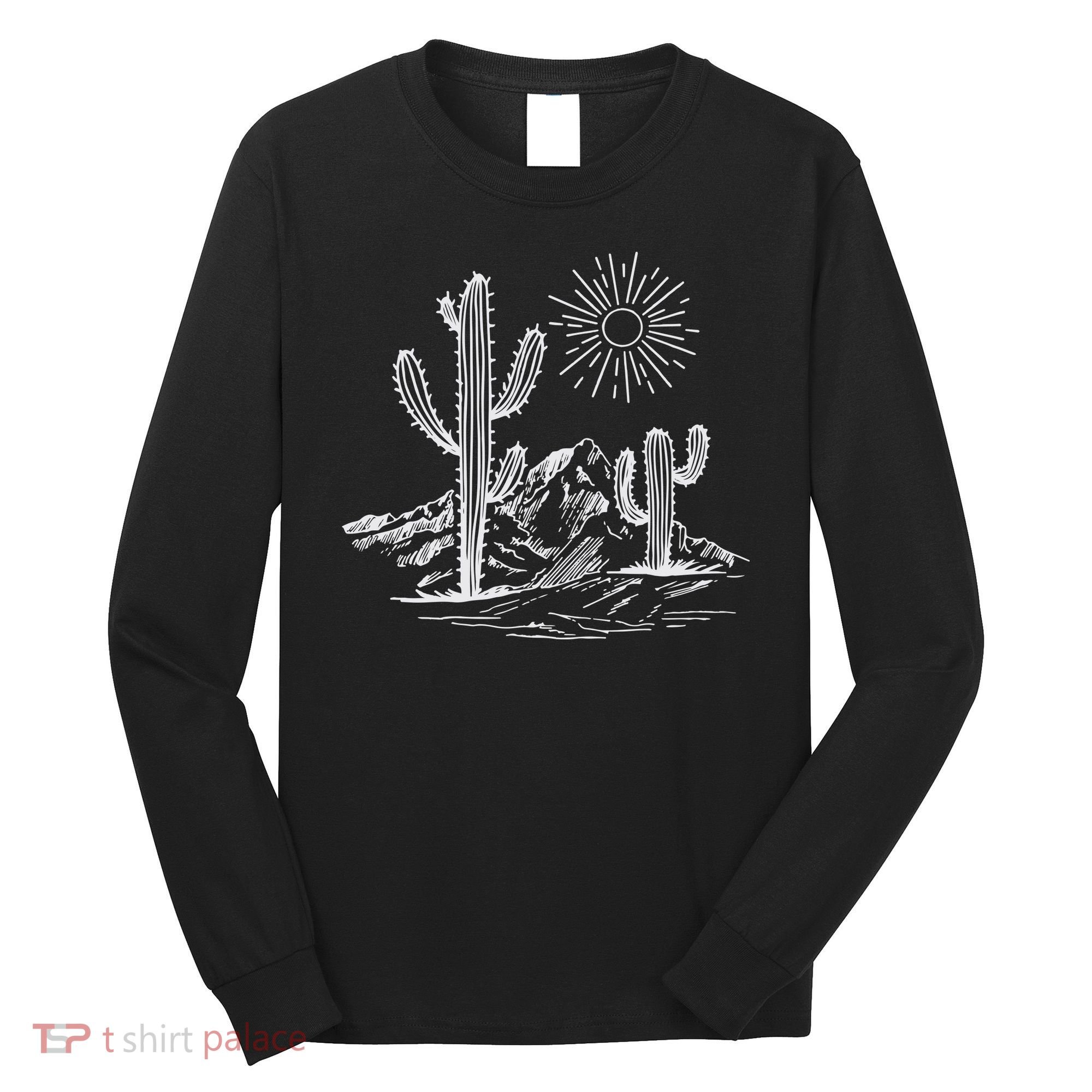 Desert Life Cactus Long Sleeve Shirt