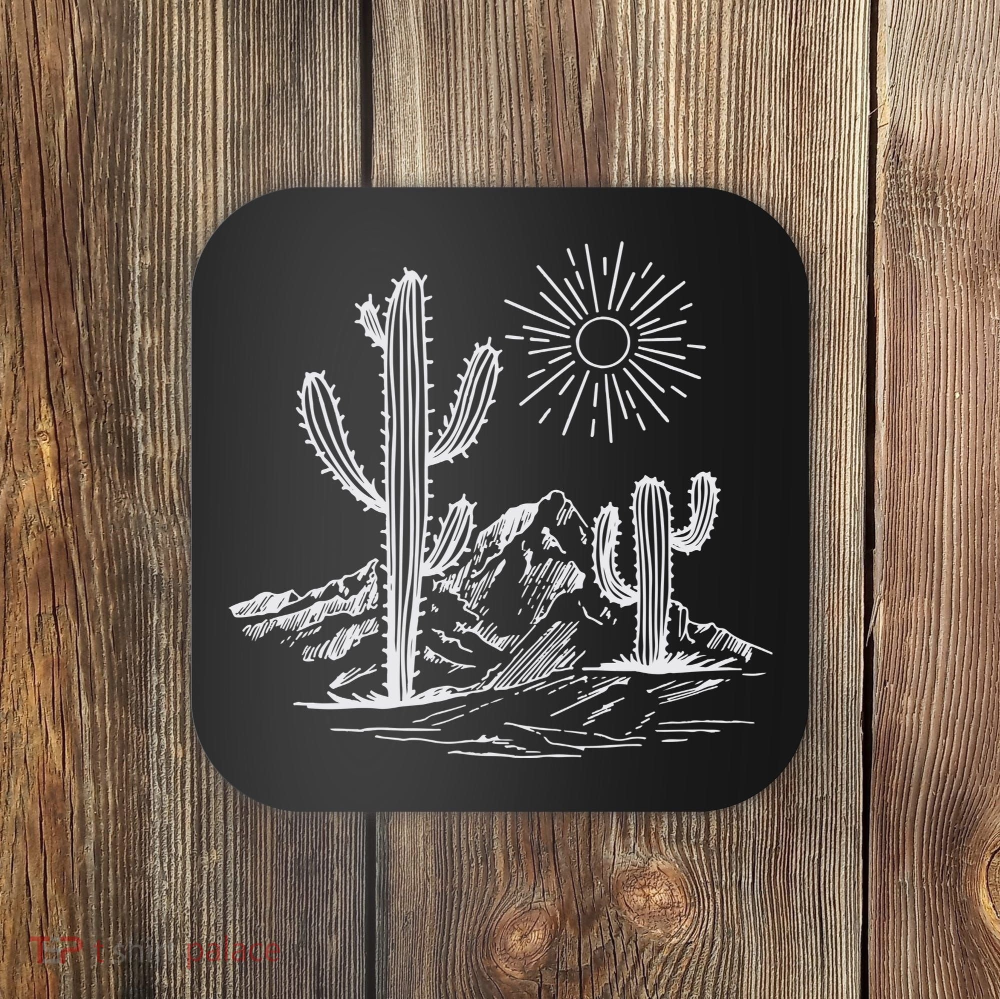 Desert Life Cactus Coaster