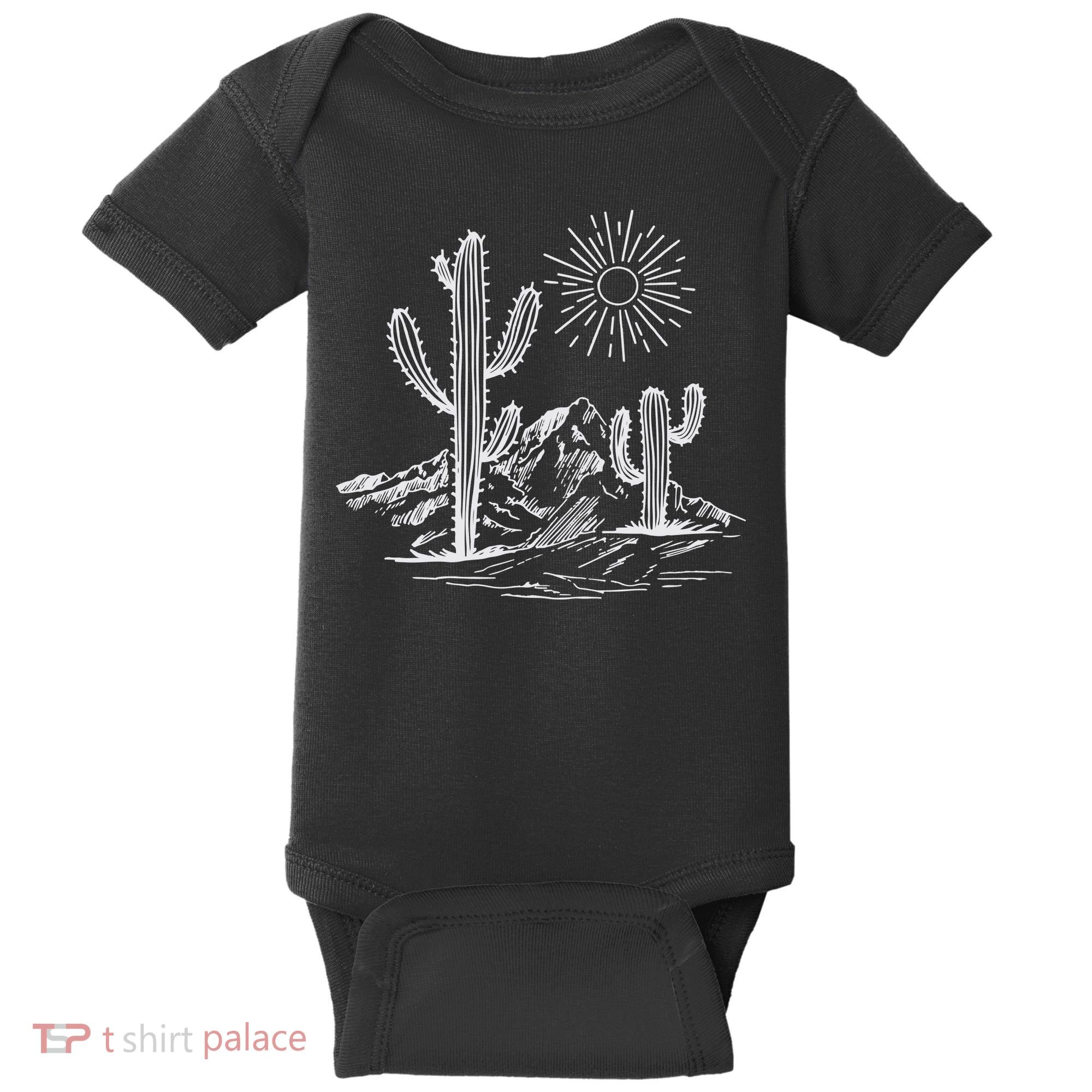 Desert Life Cactus Baby Bodysuit