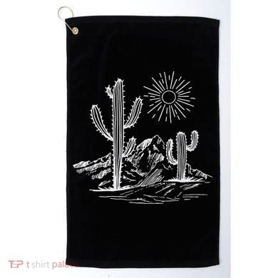 Desert Life Cactus Golf Towel