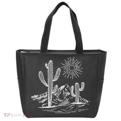Desert Life Cactus Tote Bag