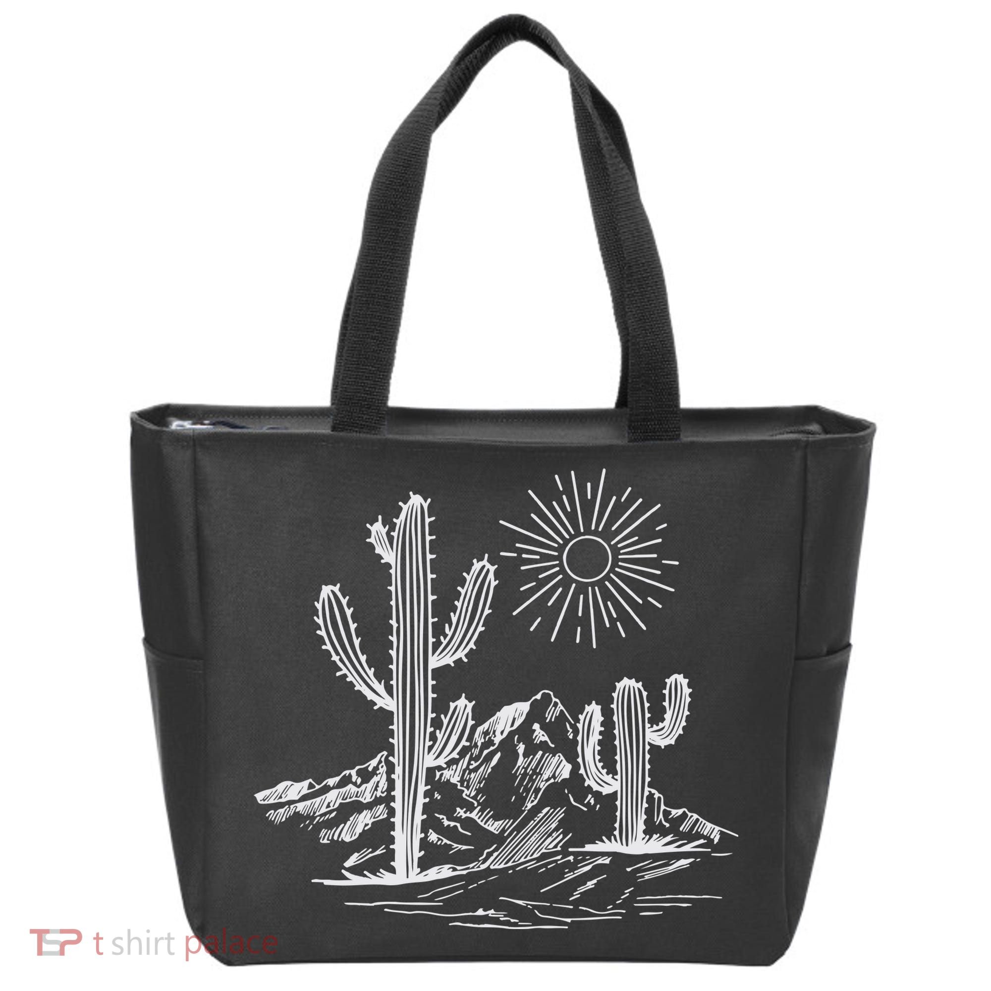 Desert Life Cactus Tote Bag