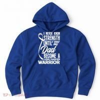 Dad Lung Cancer Warrior Son Daughter Of Lung Cancer Warrior Gift Hoodie thumb 0