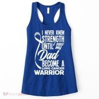 Dad Lung Cancer Warrior Son Daughter Of Lung Cancer Warrior Gift Women's Tank Top thumb 0