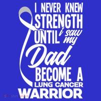 Dad Lung Cancer Warrior Son Daughter Of Lung Cancer Warrior Gift Women's Tank Top thumb 5