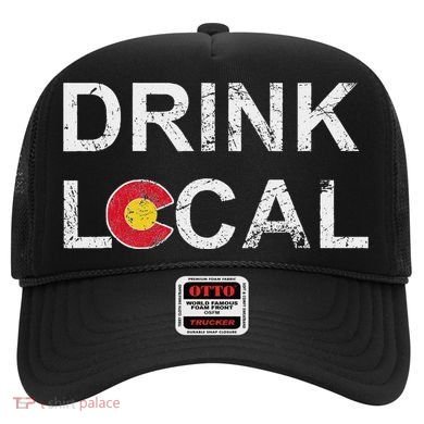 Drink Local Colorado Brewery Craft Beer Hat