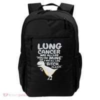 Dinosaur Lung Cancer Was All Like You're Mine Awareness Day Backpack thumb 0