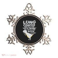 Dinosaur Lung Cancer Was All Like You're Mine Awareness Day Ornament thumb 0