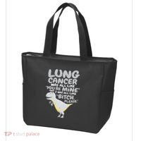 Dinosaur Lung Cancer Was All Like You're Mine Awareness Day Tote Bag thumb 3