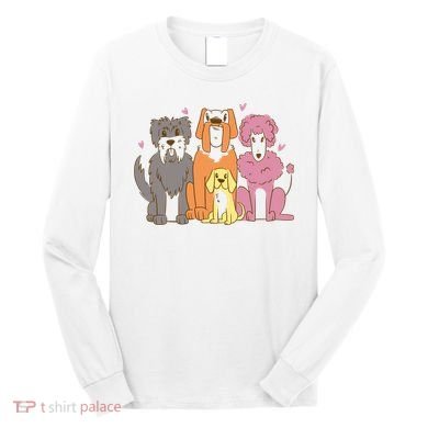 Dog Lover Cute Pet Gift Long Sleeve Shirt