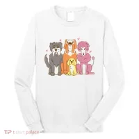 Dog Lover Cute Pet Gift Long Sleeve Shirt thumb 0