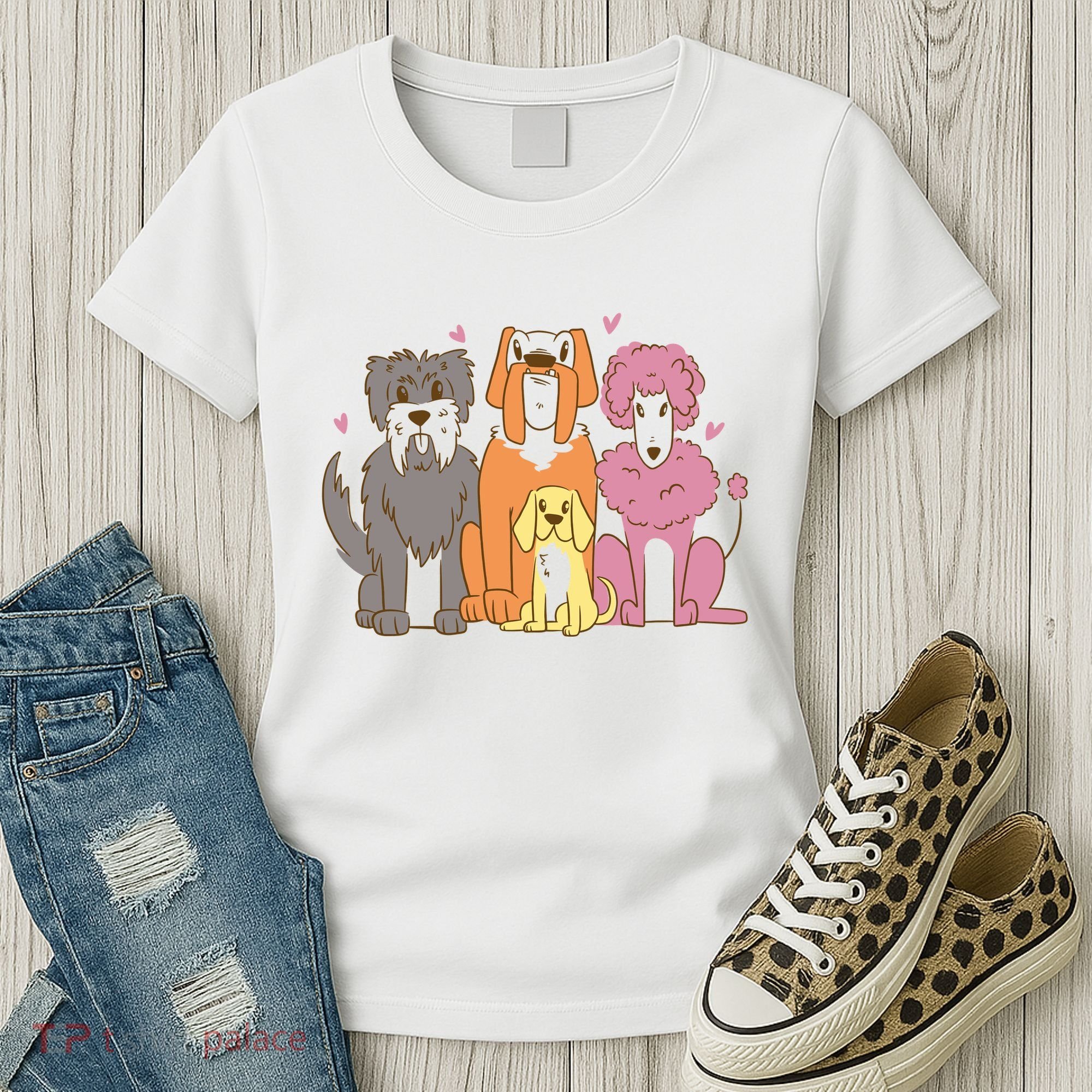 Dog Lover Cute Pet Gift Women's T-Shirt