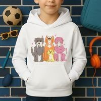 Dog Lover Cute Pet Gift Kids Hoodie thumb 2