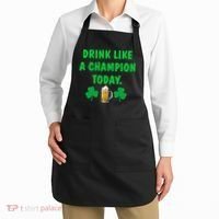 Drink Like Champion Today St Patricks Day Irish Drinking Apron thumb 2